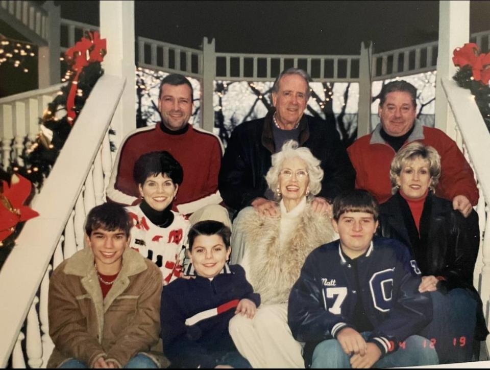 David Hoyle, a longtime state senator for Gaston County, with family. Hoyle died in March, 2023. He was known by family and friends for his warmth and wit and was a fierce advocate on education and economic development.