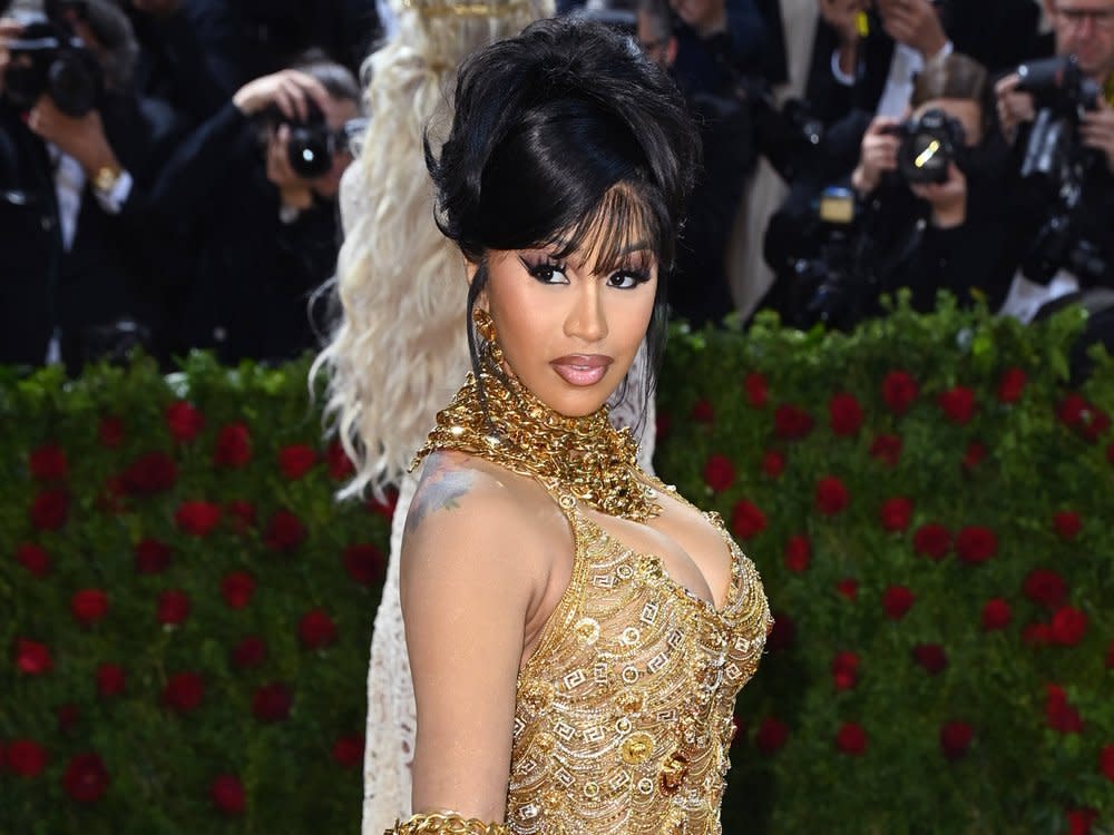 Cardi B möchte anscheinend möglichst bald ein weiteres Kind bekommen. (Bild: imago images/PA Images)