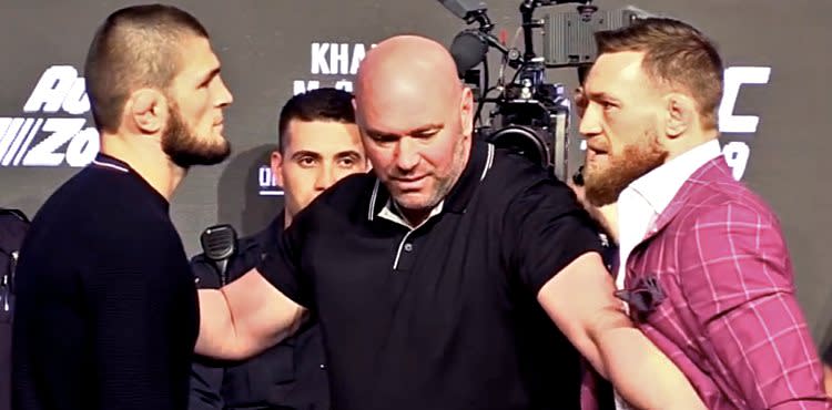 Dana White separates Khabib Nurmagomedov and Conor McGregor