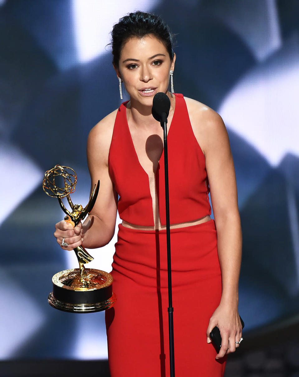 HIGH: Tatiana Maslany wins!