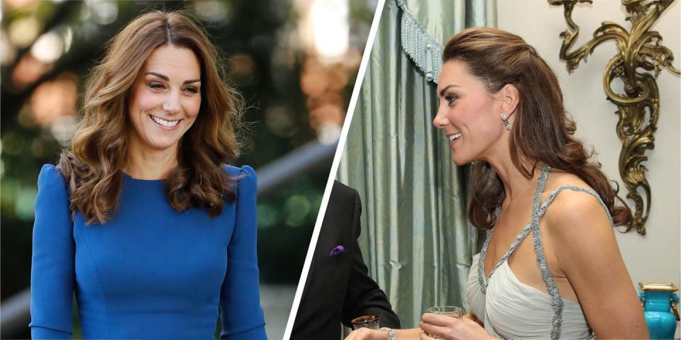 <p>When people first noticed <a href="https://www.cosmopolitan.com/uk/reports/a22821158/kate-middleton-scar/" rel="nofollow noopener" target="_blank" data-ylk="slk:the three-inch scar;elm:context_link;itc:0;sec:content-canvas" class="link ">the three-inch scar</a> just in from her hairline a decade ago, their assumption was that Kate Middleton had hair extensions. Of course, that was completely false, and Kensington Palace released a statement saying: "The scar is related to a childhood operation." We don't have much more information than that about the scar on the left-hand side of the Duchess' head, but she's worn her hair in styles where it's partially visible since.</p>