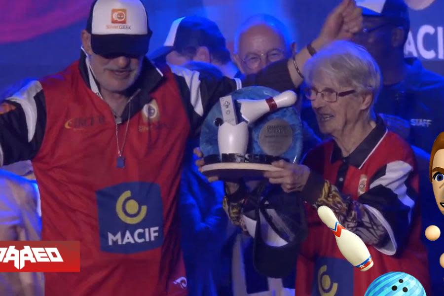 Una pareja de abuelos gamers de de 85 y 96 años gana un torneo del juego Wii Bowling