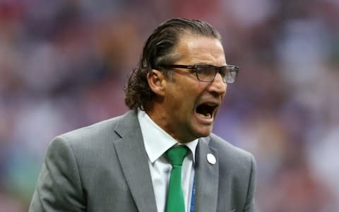 Juan Antonio Pizzi shouts - Credit:  Lars Baron - FIFA/FIFA via Getty Images