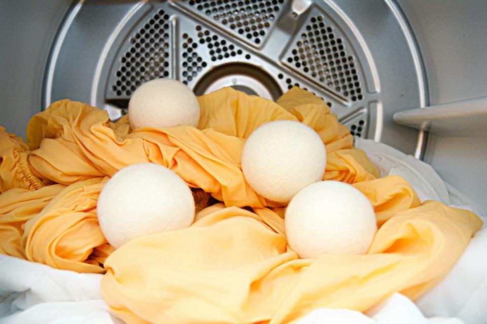 Wool Dryer Balls feel  earthy and authentic, like something Ma Ingalls would have used, if she'd had a dryer on the prairie. (Photo: Amazon)