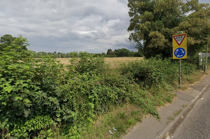 The development site off Nayland Road, Great Horkesley Colchester