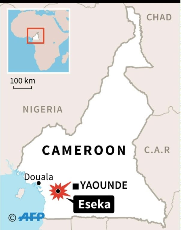 Fifty-five people were killed and almost 600 injured when a packed Cameroon passenger train derailed