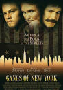 <p>Gangs of New York (2002). While we couldn't find any real rabbits in this movie, an Irish gang known as the 'Dead Rabbits' is strongly featured, named after their battle standard- a dead rabbit on a pike.</p>