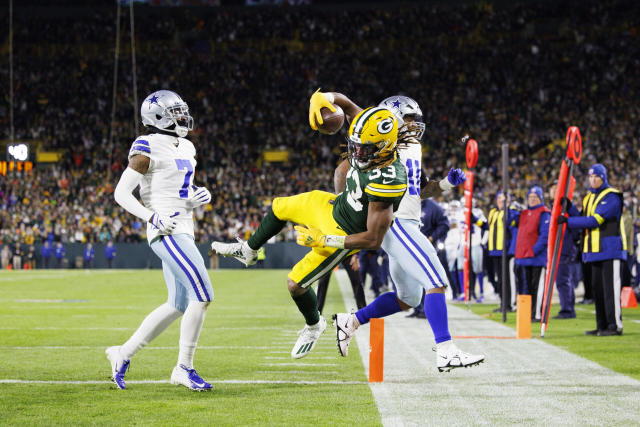 Packers upset Cowboys 31-28 in Christian Watson's 3-touchdown