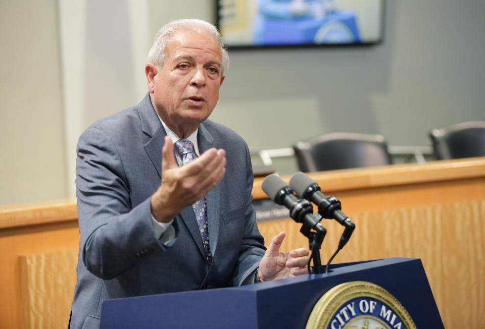 Miami Mayor Tomas Regalado is pictured in 2014. (Photo: Alexander Tamargo via Getty Images)