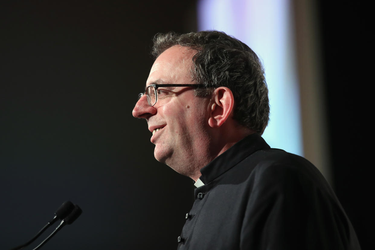 Reverend Richard Coles' partner David died in December, but arranged a Valentine's card before his passing. (Photo by Mike Marsland/Mike Marsland / Getty Images for St John Ambulance)