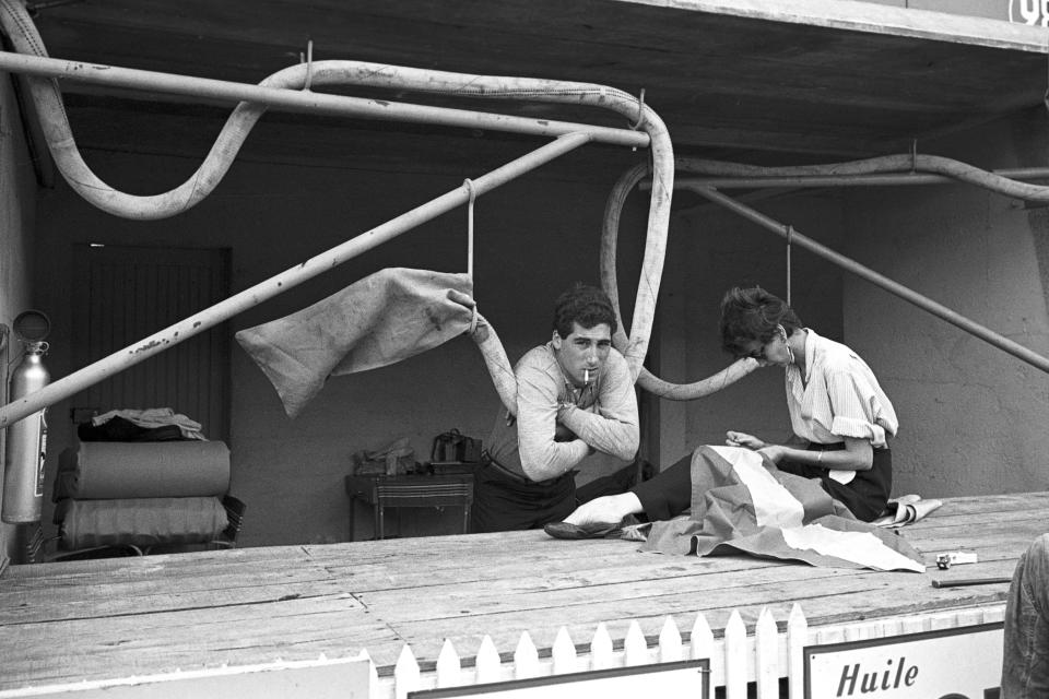 Alfonso de Portago, 24 Hours of Le Mans, Le Mans, 13 June 1954. (Photo by Bernard Cahier/Getty Images)