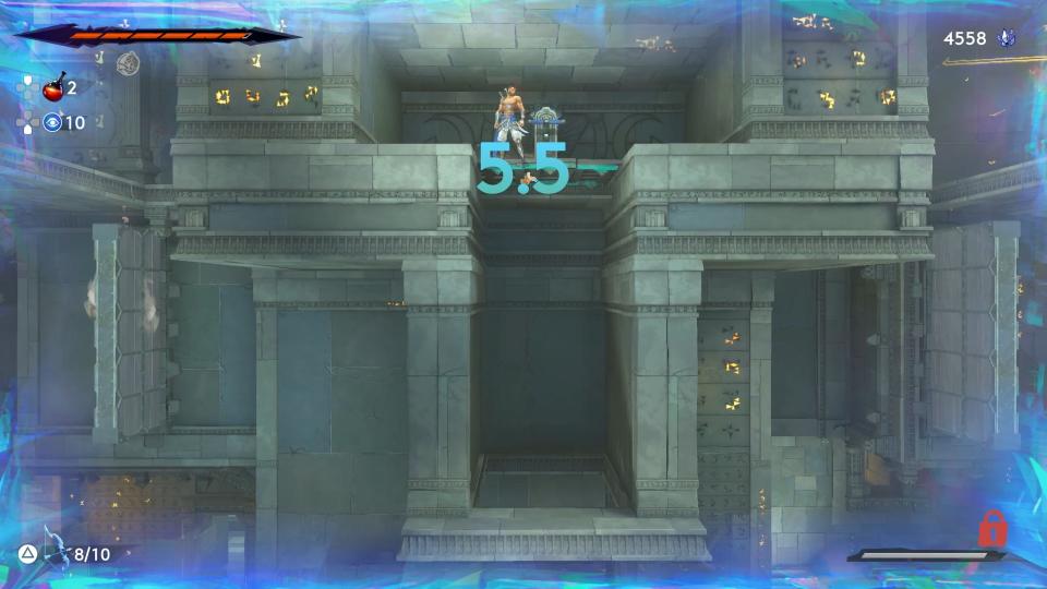 Prince of Persia: The Lost Crown Sacred Archive puzzle - Switch and trapdoor