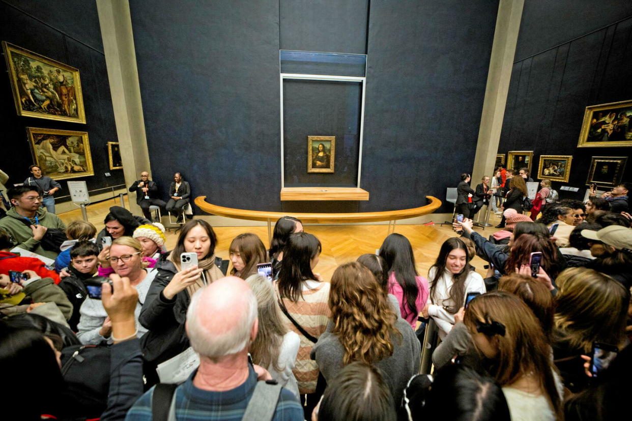 Le ministère de la Culture et le musée du Louvre s'interrogent sur les conditions d'exposition de La Joconde. Elle pourrait être déplacée dans une salle à part.  - Credit:SIPA / SIPA