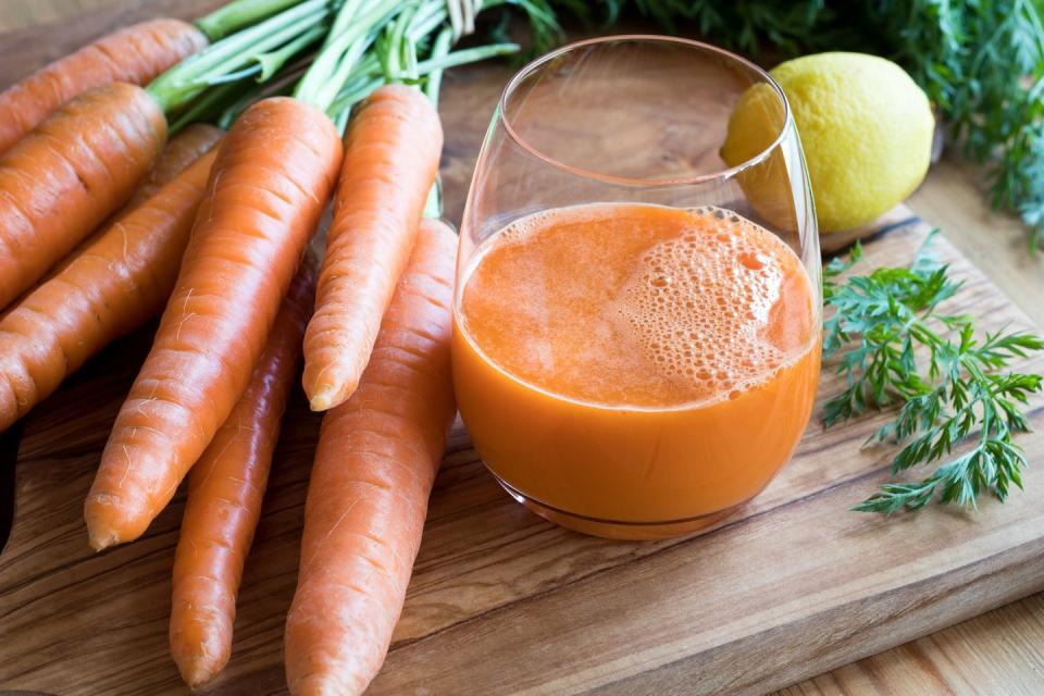 6) Carrot juice