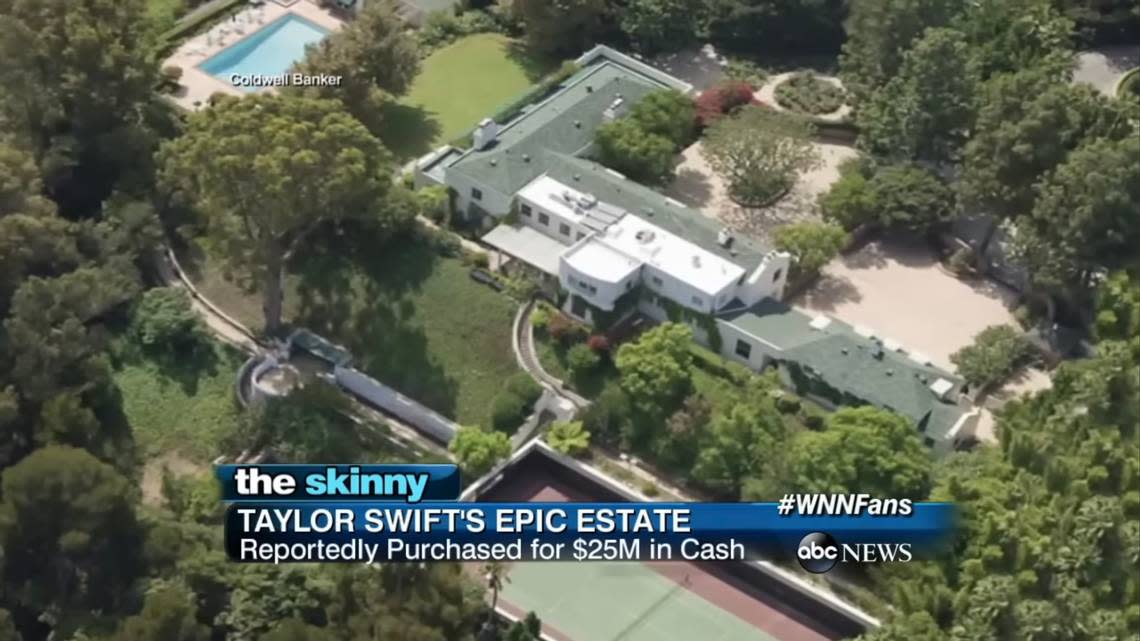 Movie mogul Samuel L. Goldywn Sr. built the estate in 1934 during the Great Depression and is said to have used set designers from some of his movies to help with construction.