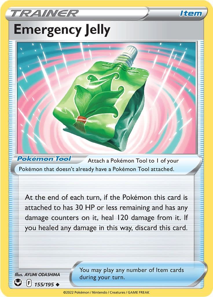 The Emergency Jelly trainer card.