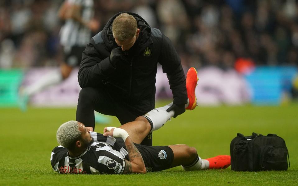 Joelinton is receiving treatment