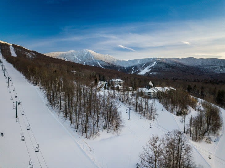 Ski slopes Smugglers' Notch