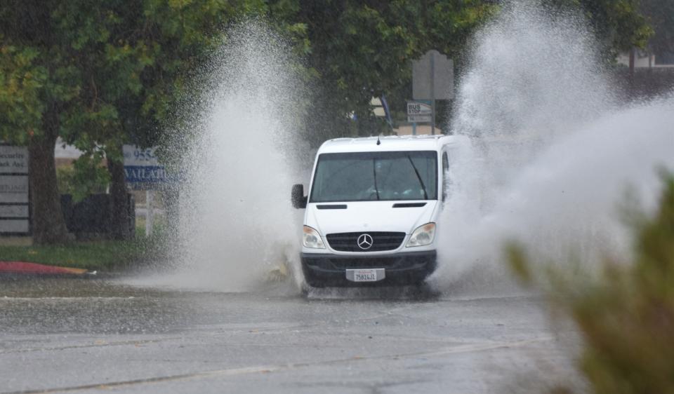 City leaders on Monday announced the closure of a number of streets and roads in the High Desert due to flooding caused by storm.