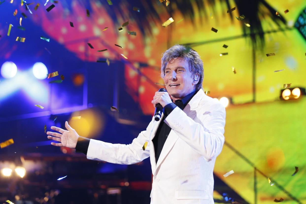 Programme Name: Children in Need Rocks 2013 - TX: n/a - Episode: n/a (No. n/a) - Embargoed for publication until: n/a - Picture Shows: Barry Manilow - (C) BBC - Photographer: Guy Levy