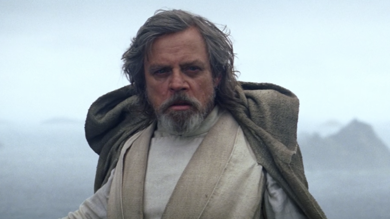  Mark Hamill as Luke Skywalker in The Force Awakens . 