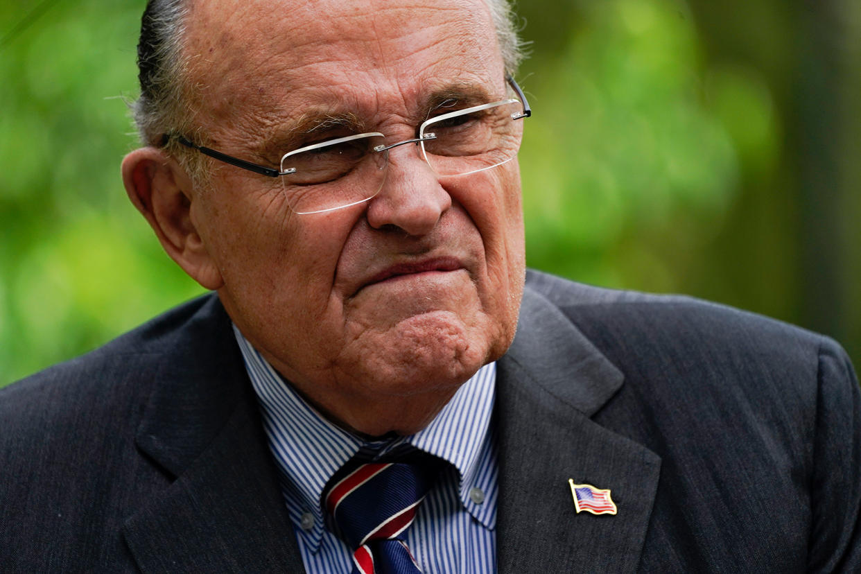 Rudy Giuliani - Credit: Mary Altaffer/AP