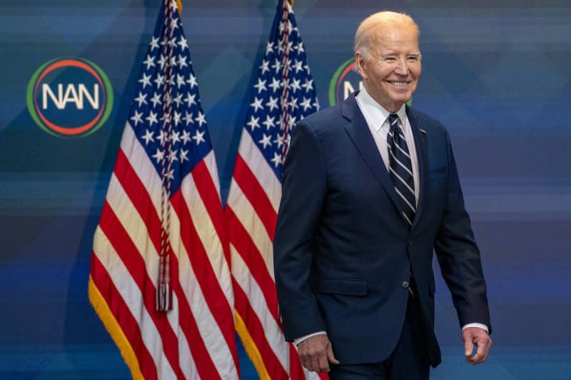 President Joe Biden at the National Action Network Convention touted such achievements under his administration as a $76 billion investment in small and underrepresented businesses. Photo by Ken Cedeno/UPI