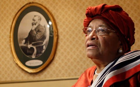 Ellen Johnson Sirleaf won the Nobel Peace Prize in 2011 - Credit: Leonhard Foeger/Reuters