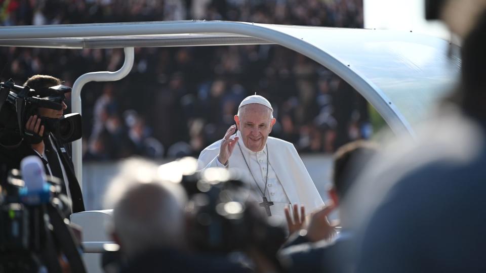 Papst Franziskus besucht am letzten Tag seiner Slowakei-Reise die westslowakische Stadt Sastin-Straze.