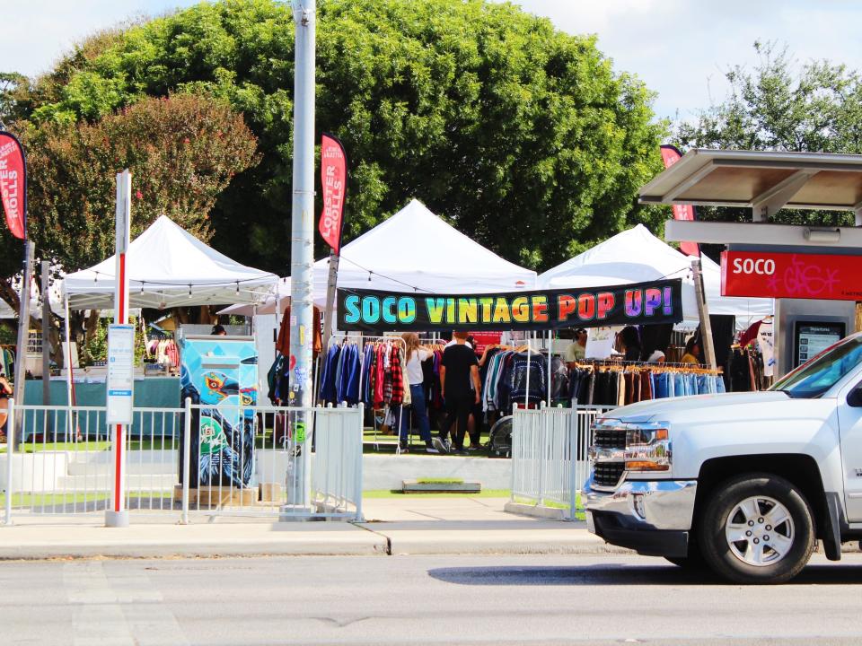 soco vintage pop up market in austin texas