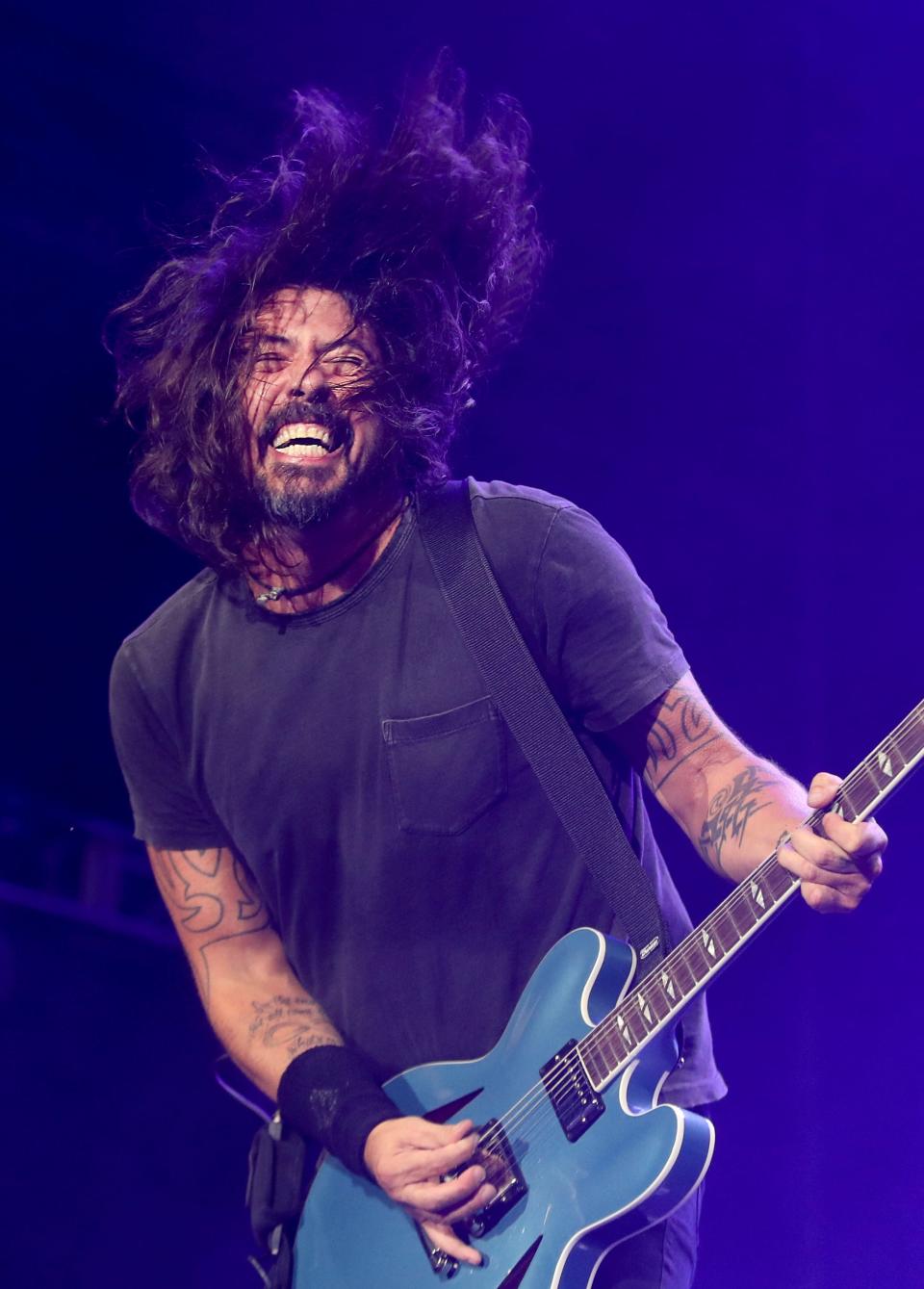 Dave Grohl and the rest of the Foo Fighters rock the Barrel stage at Bourbon and Beyond on Sept. 20, 2019