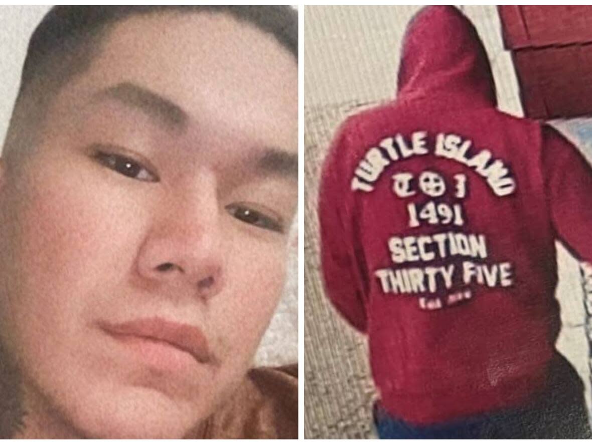 RCMP say Miguel Mack was last seen wearing a burgundy hoodie, dark pants and a toque. (RCMP/Elijah Mack - image credit)