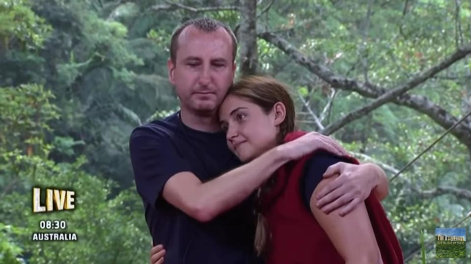 Soap star Jacqueline Jossa beat 'Coronation Street' actor Andy Whyment and radio DJ Roman Kemp (not pictured) in the most recent 'I'm A Celeb' final (ITV)
