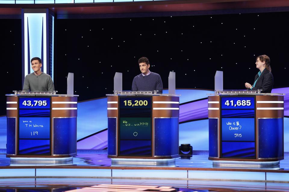 James Holzhauer wins the “Jeopardy!” Masters tournament with a slight lead over Mattea Roach. | ABC