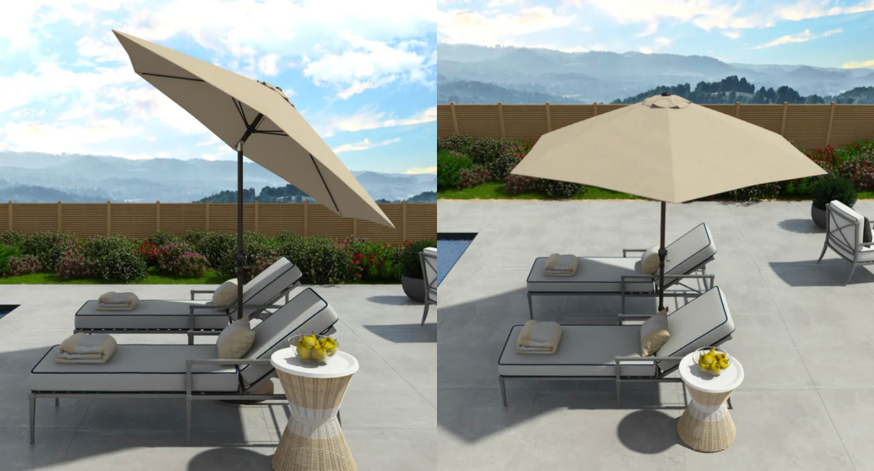 The Freeport Park 108'' Market Umbrella is included in Wayfair's early Way Day sales.