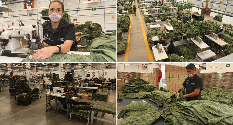 FOTOS: Aquí es donde fabrican los uniformes del Ejército Mexicano