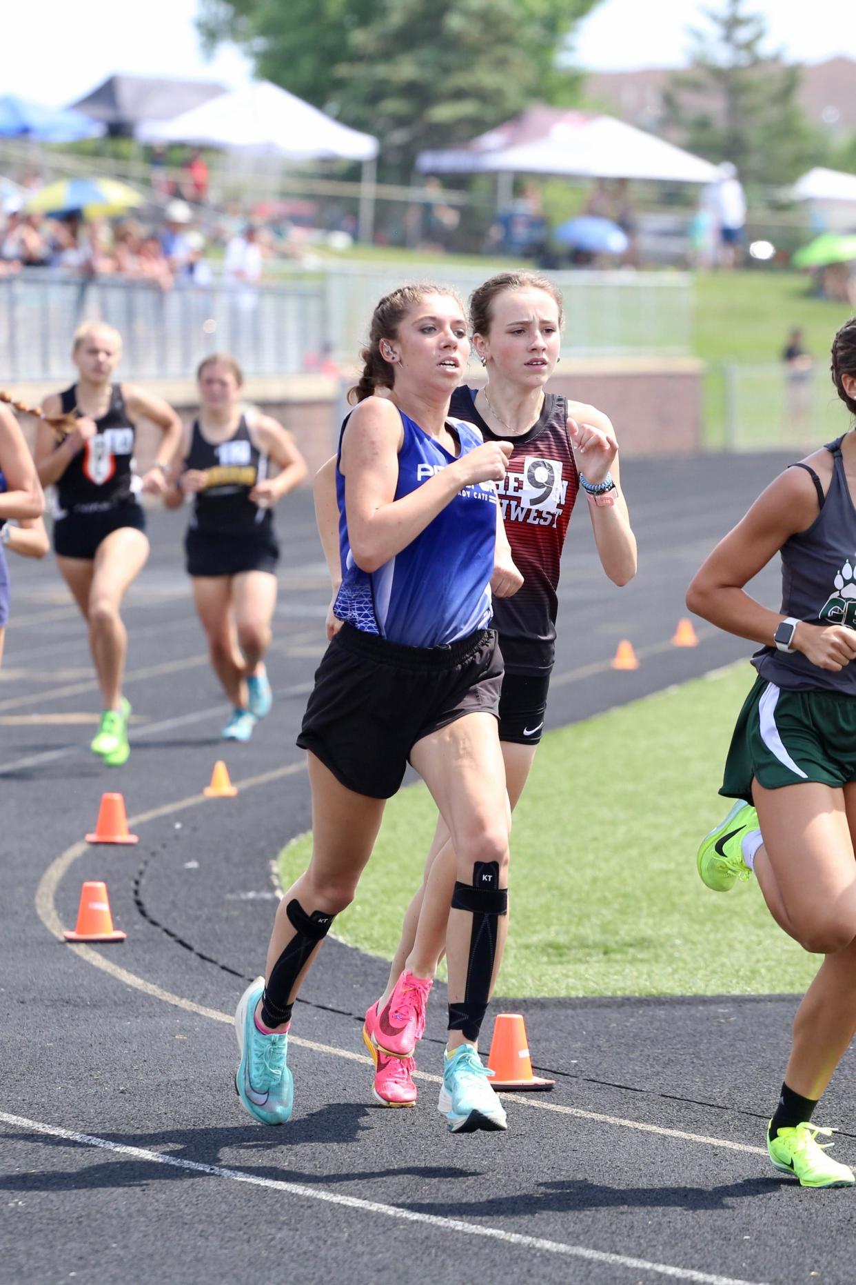 Distance runner Brooke Smith, senior at Pittsford, is the No. 1 ranked 1600-meter runner for the first Area Best list of the season.