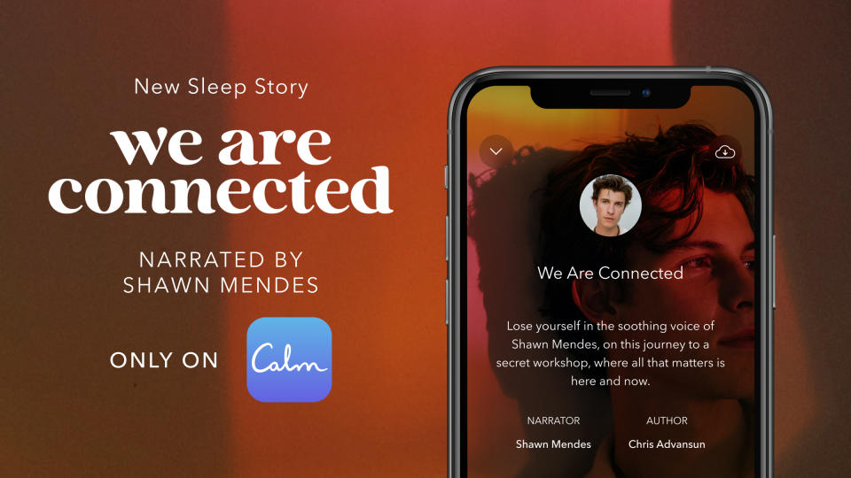 shawn mendes calm sleep story