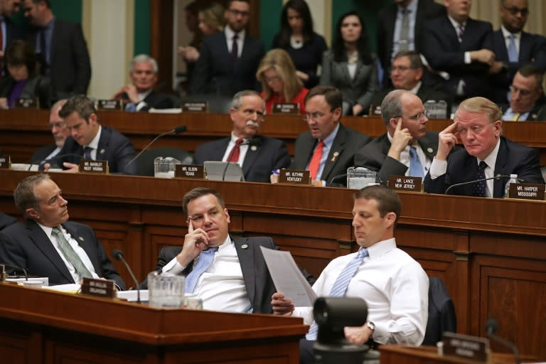 Republican members of the House Energy and Commerce Committee begin work on the proposed American Health Care Act, the Republican attempt to repeal and replace Obamacare, on Capitol Hill March 8, 2017