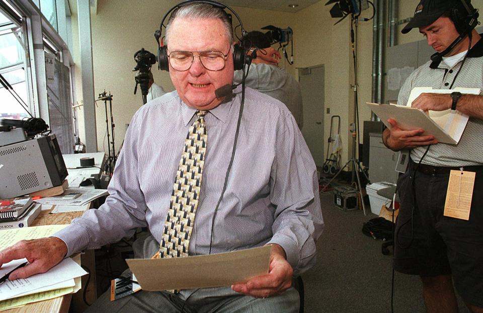 Legendary announcer Keith Jackson worked six Gator Bowl games for ABC.