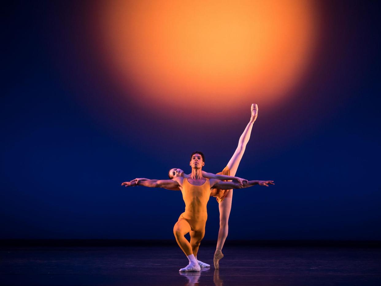 Tyrone Singleton and Jenna Roberts in 'Concerto' at the Royal Opera House: Andy Ross