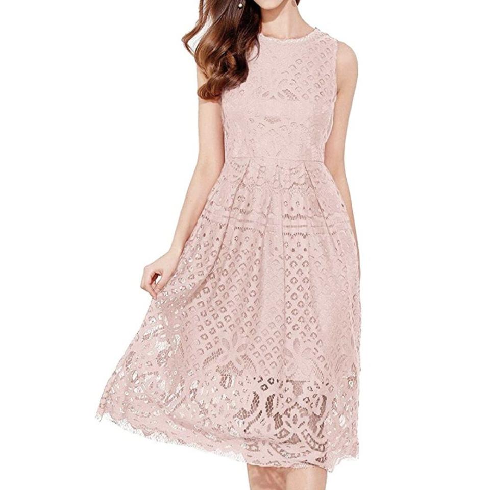 Veiisar Sleveless Lace Dress