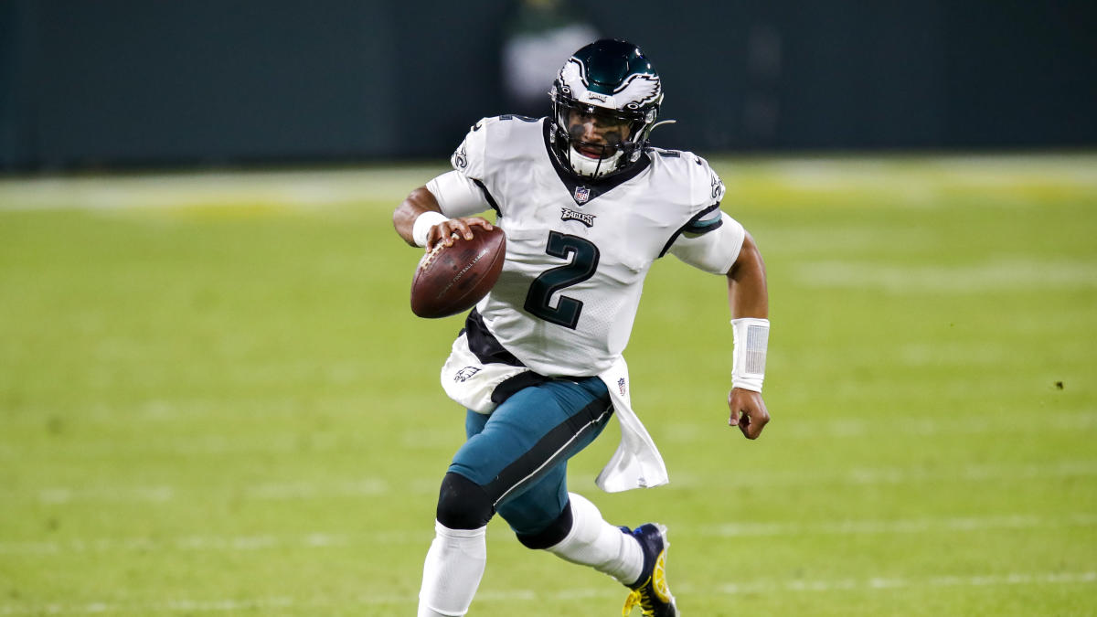 Jalen Hurts and Jalen Reagor took steps back as the Eagles got bounced by  the Buccaneers and Brady