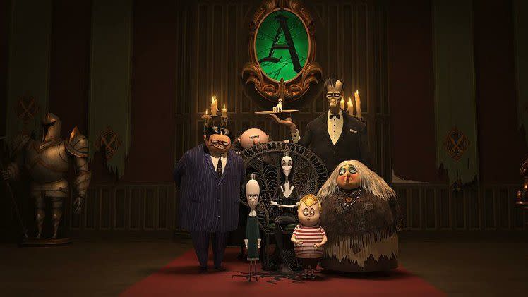 a portrait of the animated addams family, a good housekeeping pick for best halloween movies for kids