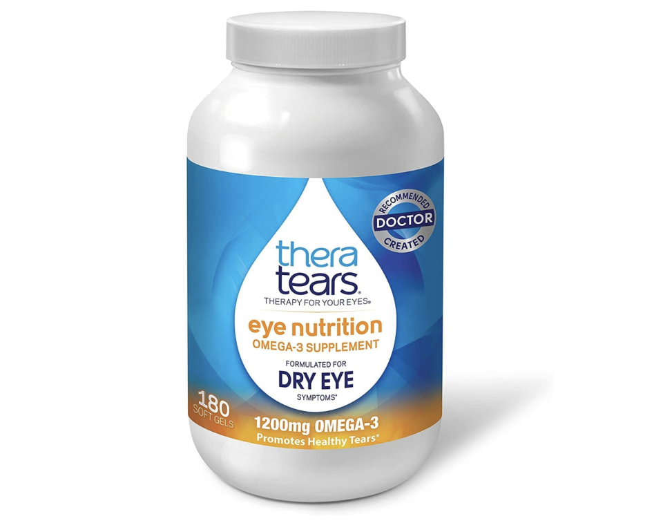 TheraTears Eye Nutrition 1200mg Omega-3 Supplement, 180 Count. (PHOTO: Amazon Singapore)