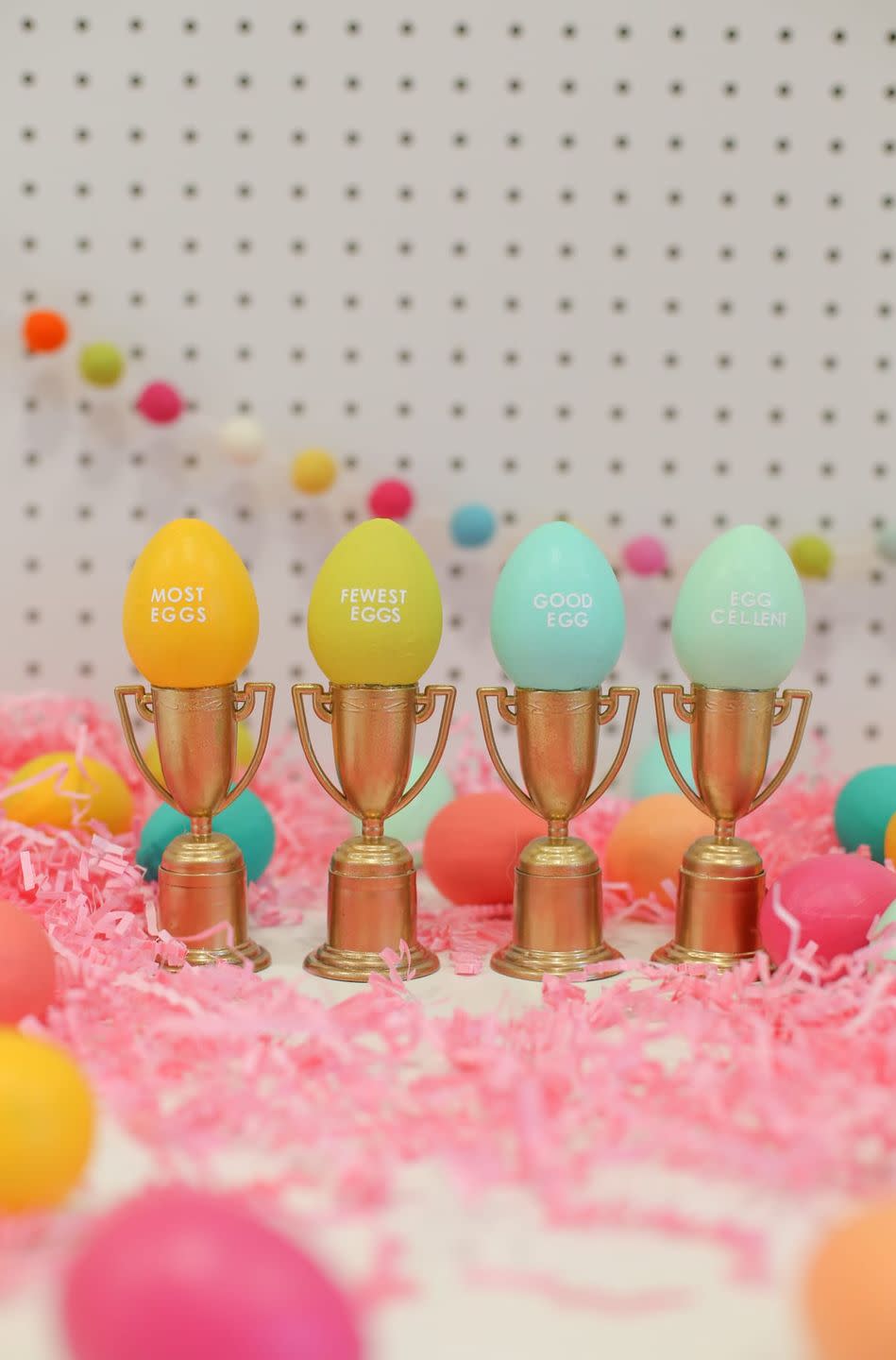 easter egg trophies