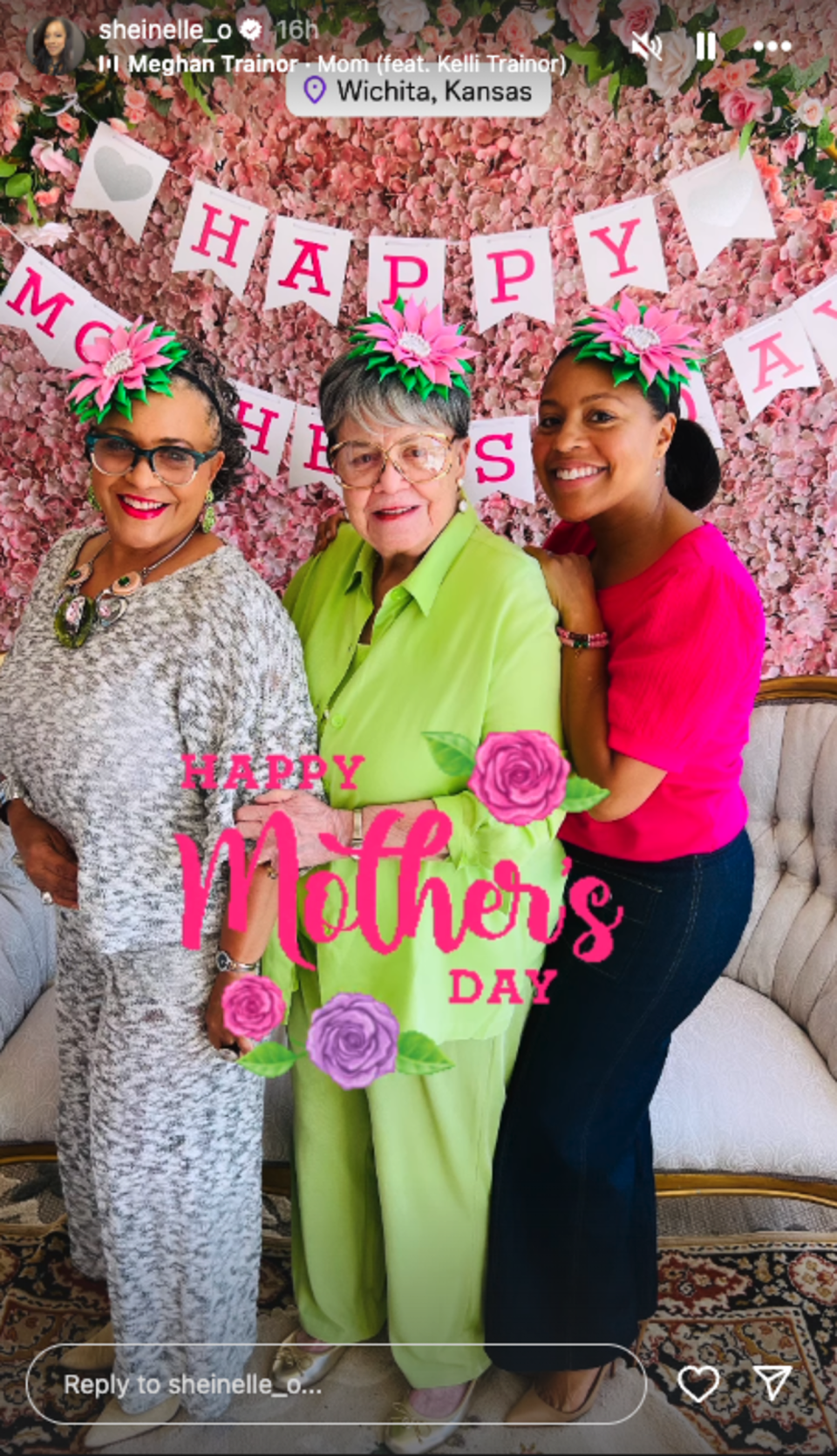 Sheinelle Jones celebrates Mother's Day. (Instagram)