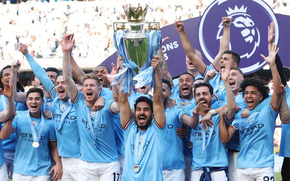 Champions Manchester City - Premier League final day 2023: Fixtures, relegation battle and how to watch - Getty Images/Catherine Ivill