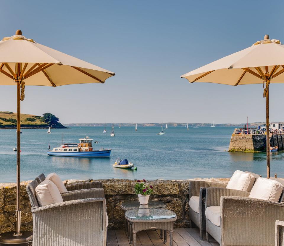 <p>Don’t let the name deceive you because the last thing you’ll want to do is be idle upon stepping foot at this hotel in Cornwall. Located in St Mawes, <a href="https://www.standard.co.uk/escapist/travel/best-seaside-town-uk-visit-cornwall-st-mawes-a4502251.html" rel="nofollow noopener" target="_blank" data-ylk="slk:voted;elm:context_link;itc:0;sec:content-canvas" class="link ">voted </a>the UK’s best seaside town last year, this spot has four harbour view rooms in an adjoining cottage (two of which are dog-friendly, FYI) and is home to some of the finest food the Cornish coast has to offer, (Chef Dorian Janmaat - ex Le Manoir - is at the helm with new spring menu). Whether you love your surfing, swimming and kayaking or prefer to crawl up with a good book overlooking the sea with a glass of wine, The Idle Rocks has everything you could possible want from a staycation, and more. </p><p><a class="link " href="https://idlerocks.com/" rel="nofollow noopener" target="_blank" data-ylk="slk:BOOK HERE;elm:context_link;itc:0;sec:content-canvas">BOOK HERE</a></p>