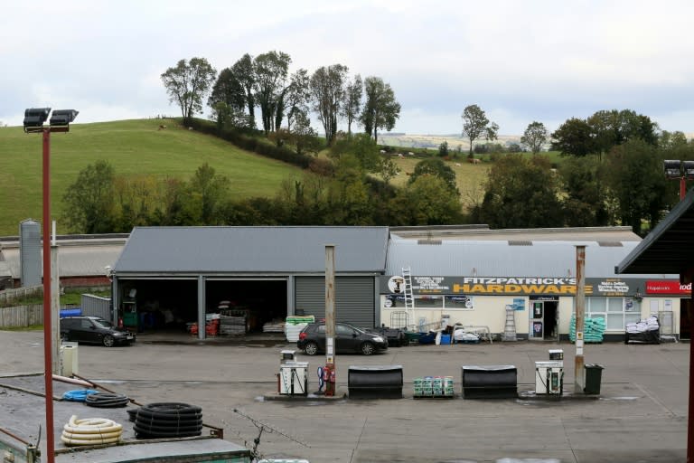 The border cuts directly through the forecourt of Eamon Fitzpatrick's Hardware and Fuel store. In a single day he can cross the border up to 25 times